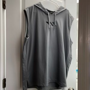 Adidas Mens sleeveless hooded shirt